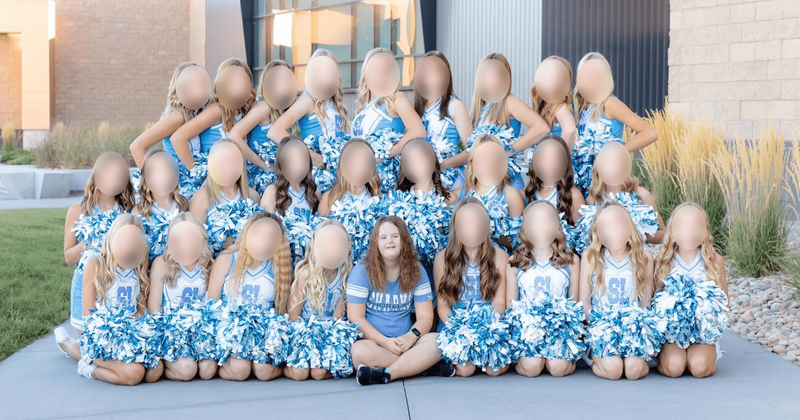 Teen with Down syndrome devastated after being left out of cheerleading team's yearbook photo