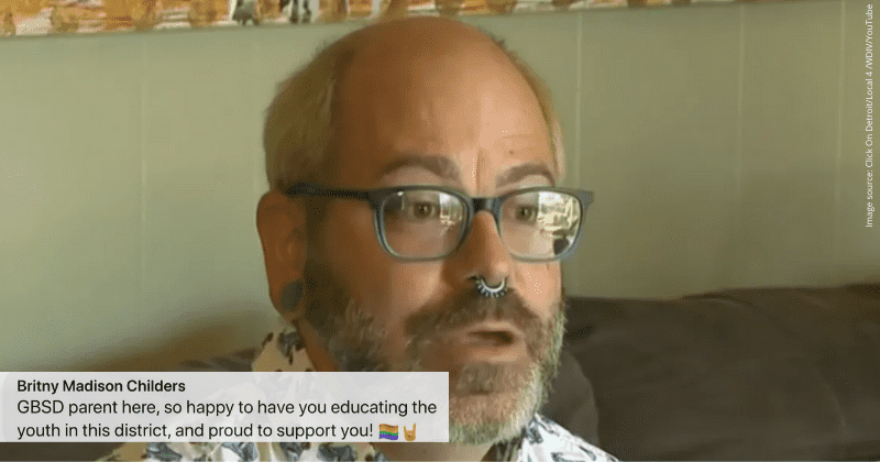 Male teacher gets bullied for wearing makeup, then his students and their parents jump in