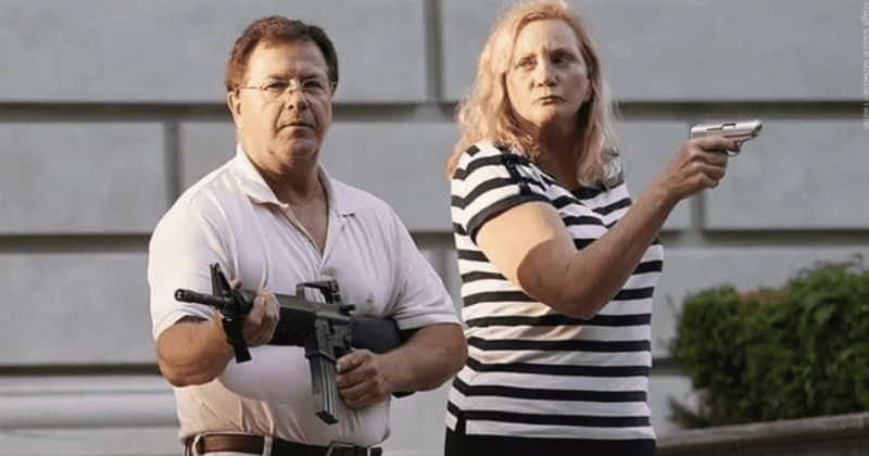 St. Louis couple who waved guns at BLM protesters, fined and forced to surrender their guns
