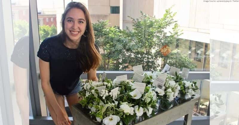 This doctor shows up at strangers’ weddings and brings back old flowers as gifts for her patients