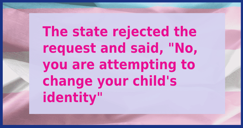 Family goes to court after Missouri rejects son's name change. That's all he wanted for his 8th birthday.