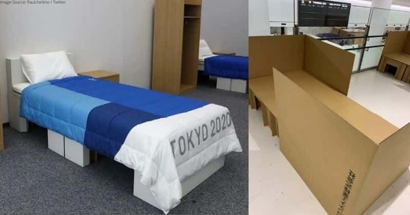 The cardboard beds at the Tokyo 2020 Olympics are good for sex and the planet