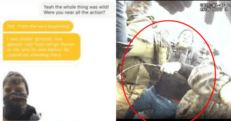 Bumble user tips off FBI about their match who bragged about participating in the Capitol riots