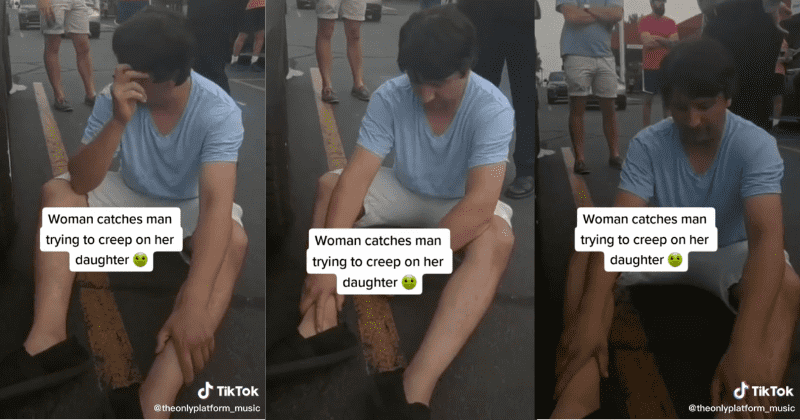 Mom chases down creep who was spying on her 12-year-old daughter: 'Not today, buddy'