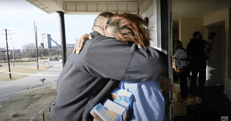 Woman caught stealing eggs to feed family, then officers surprised her with truckloads of groceries
