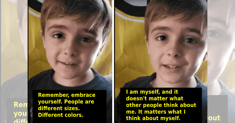 7-year-old fights bullies by making inspirational videos to help other kids navigate tough situations