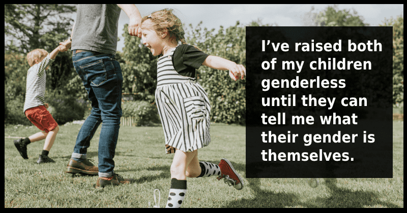 Trans dad doesn't share his babies' sex so they can 'discover their own gender’