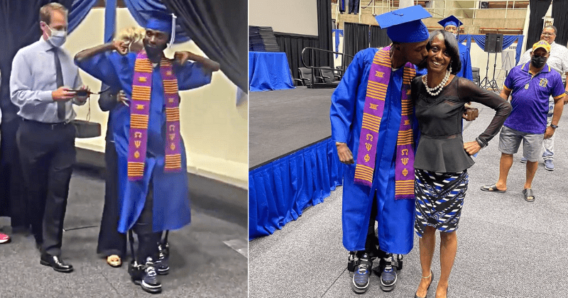 Paralyzed at 16, he was told he'd never walk again. 12 years later, he walked to get his diploma