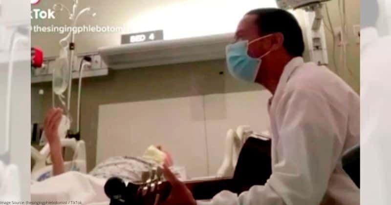 A former gang member uploaded a video of himself serenading patients. He's now a viral singer.