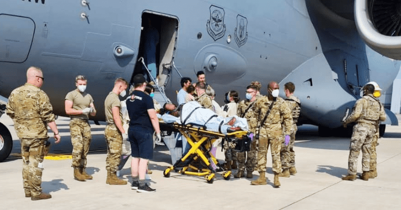 Afghan woman gives birth to baby girl on US evacuation plane