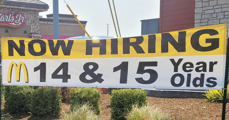 McDonald’s is now hiring 14-year-old kids in Oregon amid worker shortage