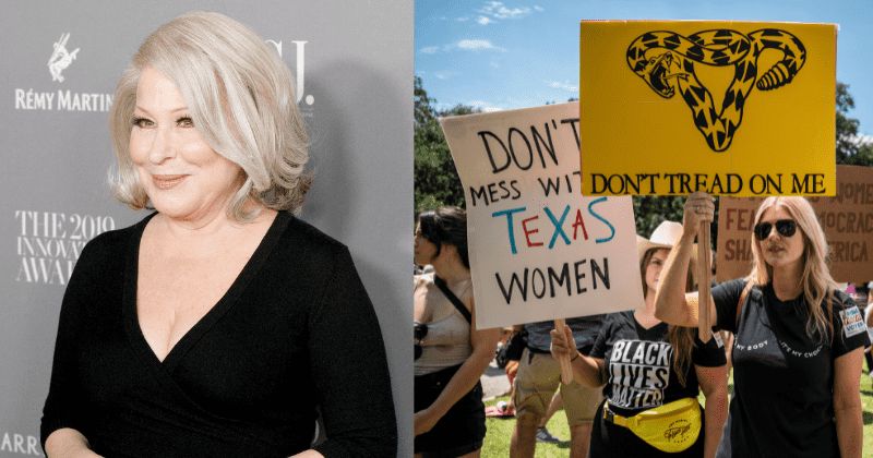 Bette Midler calls on women to refuse sex with men in wake of radical Texas abortion law