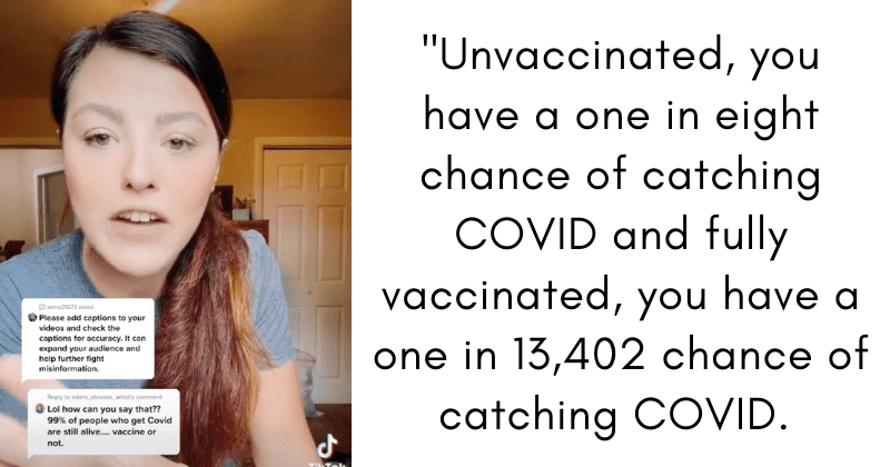 Woman uses math to explain the odds of surviving the pandemic with and without a vaccine