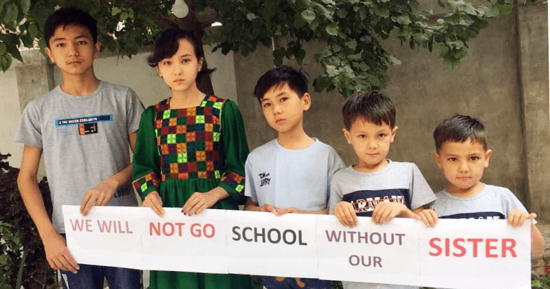 Afghan schoolboys protest Taliban diktat against girls, say they won't return without classmates