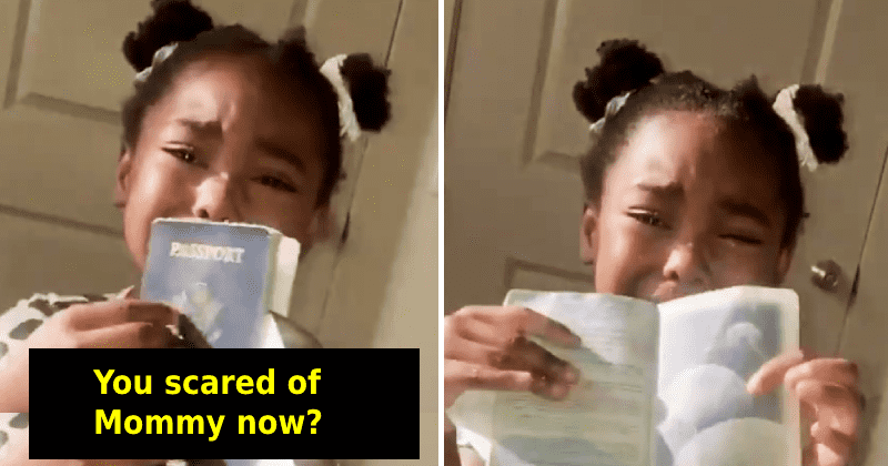 5-year-old girl accuses mom of being an alien after seeing picture of Earth in passport