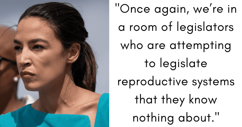 Alexandria Ocasio-Cortez schools Texas abortion law defender on reproductive health