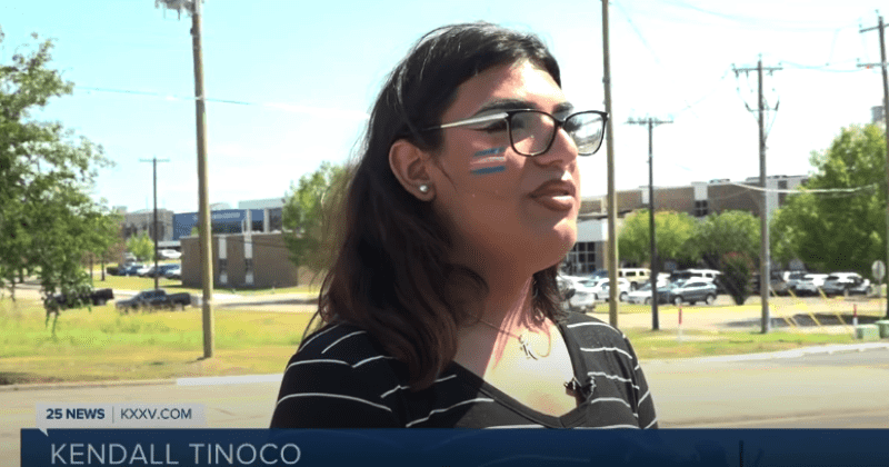 Texas high school students stage walkout after trans teen is banned from girls' bathrooms