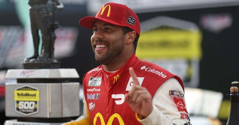 Bubba Wallace is the first Black driver to win the NASCAR Cup Series since 1963