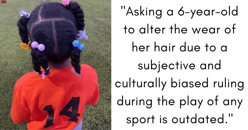 6-year-old blocked from playing soccer because her hair was a 'distraction'