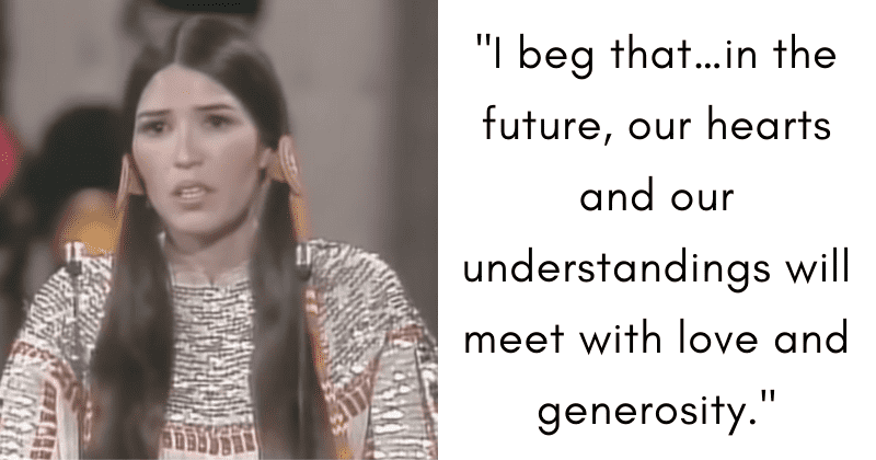 Native American Sacheen Littlefeather called out Hollywood in one of the greatest protests in Oscars history
