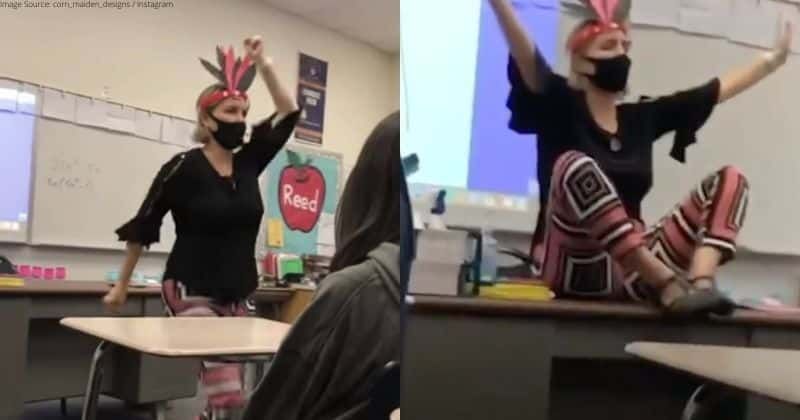 A math teacher was placed on paid leave for mocking Native Americans while teaching SOH CAH TOA