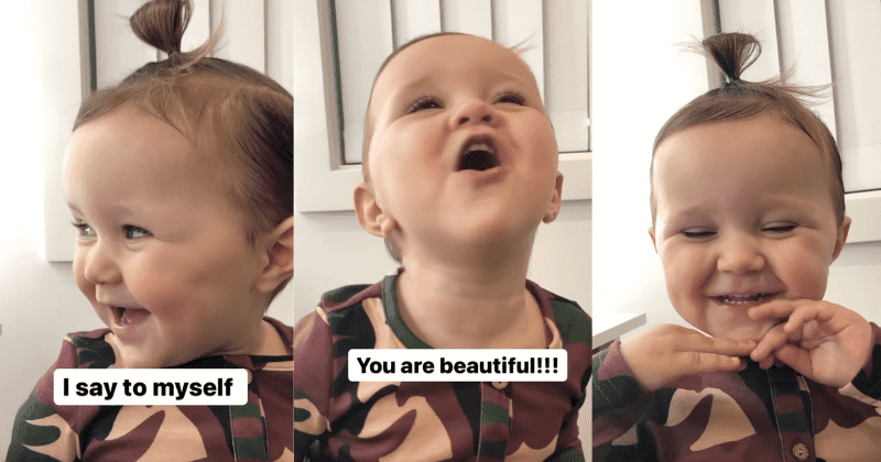 2-year-old's positive affirmations are the pep talk we need every morning