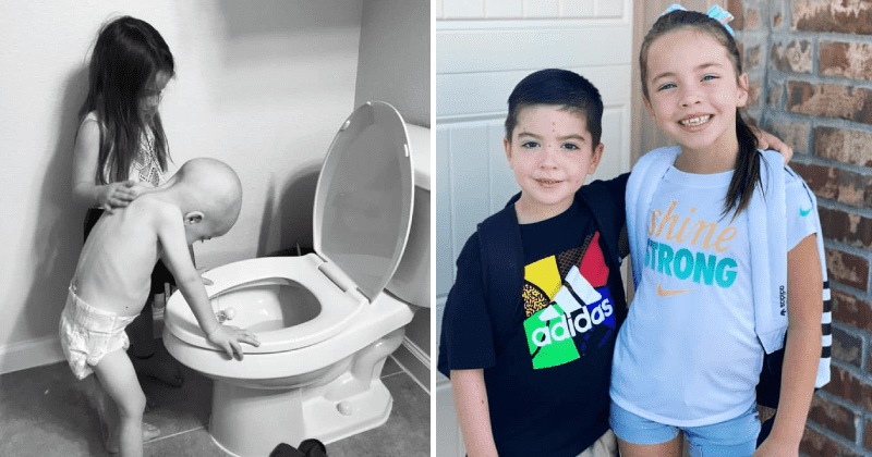 Mom who shared gut-wrenching pic of son battling cancer, announces he's cancer-free now