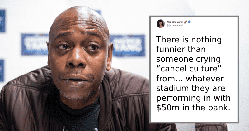Dave Chappelle cries he's been canceled, doubles down on transphobic jokes: 'I said what I said'