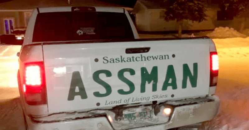 Assman won't be denied: After rejecting his license plate request, man gets giant 'ASSMAN' decal