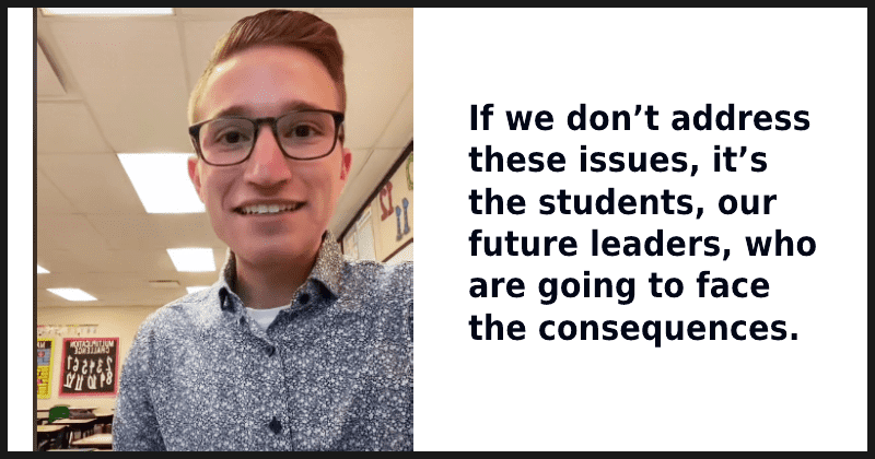 Teacher explains how little he's paid after being called out for not working year-round