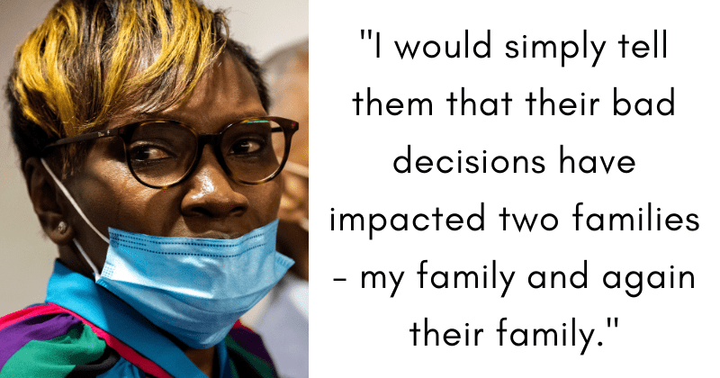 Ahmaud Arbery's mom shares what she would tell the men convicted of murdering her son