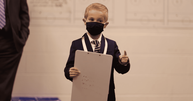 6-year-old boy leads his favorite hockey team to victory with passionate pregame speech