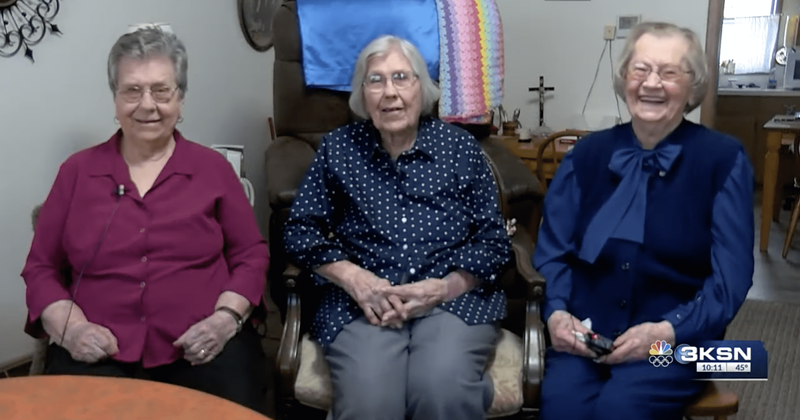 Kansas woman celebrates 100th birthday with her two older sisters who are 102 and 104