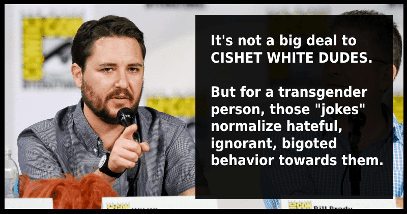 Wil Wheaton pens powerful letter explaining why Dave Chappelle's anti-trans jokes are harmful