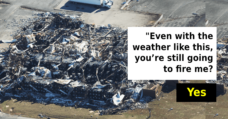 Managers threatened to fire factory workers if they left job amid tornado warning, say employees