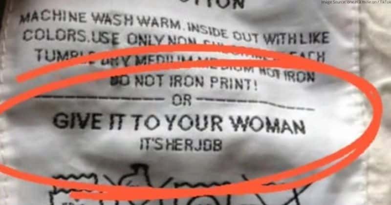 A woman called out clothing brands with sexist laundry tags: 'Casual misogyny is problematic'