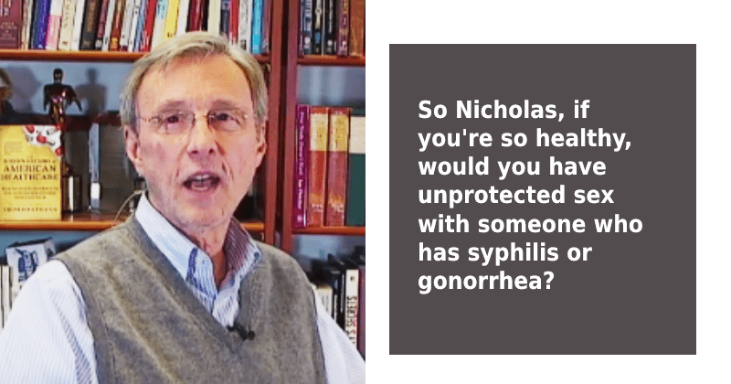 Radio host delivers epic comeback to anti-vaxxer claiming natural immunity protects him from Covid