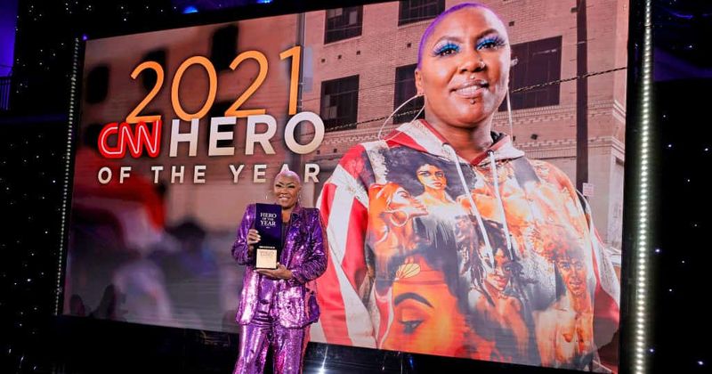 CNN's Hero of the Year is Shirley Raines, the firebrand who brings beauty and hope to Skid Row