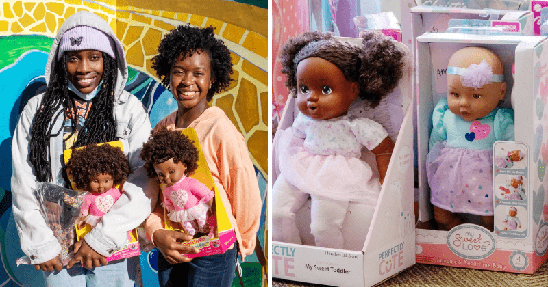 College students gift 300 Black baby dolls to boost young girls' confidence: 'Black is beautiful'
