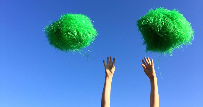 This five-year-old boy gains so much joy from cheerleading, and it's infectious