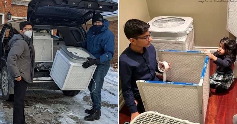 This 14-year-old DIYs air purifiers for senior citizens: 'I wanted to do my part'