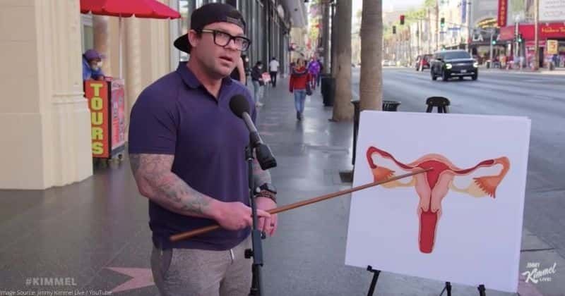 This segment on 'Jimmy Kimmel' proves men know absolutely nothing about female anatomy