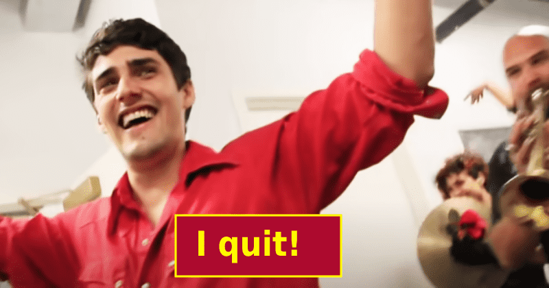 Employee hires marching band to quit toxic workplace in style and it's cathartic