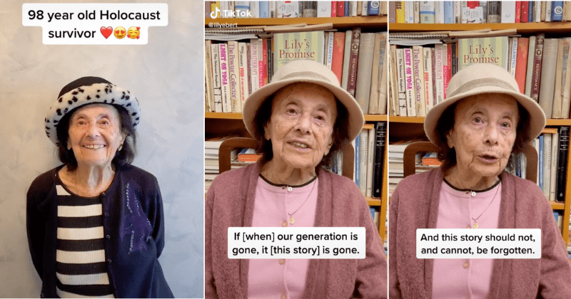 98-year-old Holocaust survivor shares her life story with younger generations through TikTok