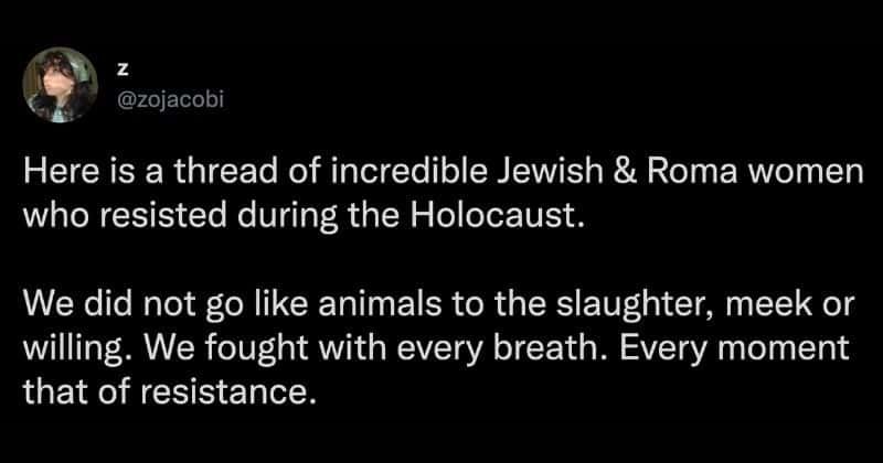 17 Jewish and Roma women who resisted with all their might during the Holocaust
