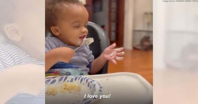 Baby has adorable 'I love you' face-off with his big bro and it's exactly what our hearts need right now