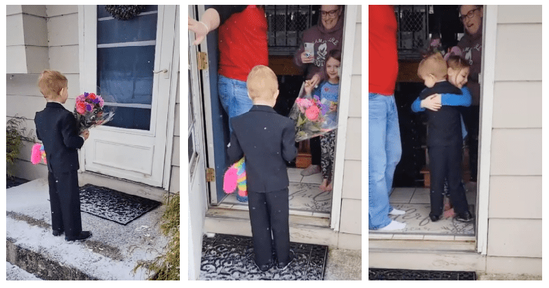 'May I see Lyla?': 5-year-old asks girl to be his Valentine and it's the most adorable thing ever