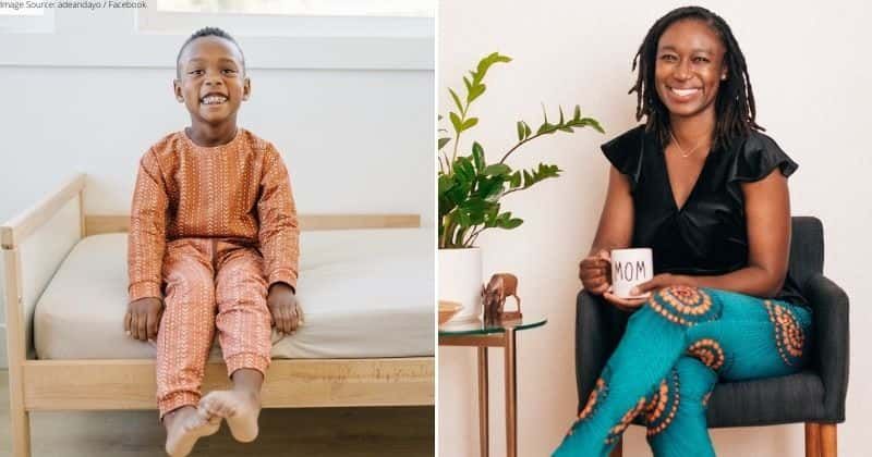 After struggling to find authentic African clothing for her son, she just made some herself