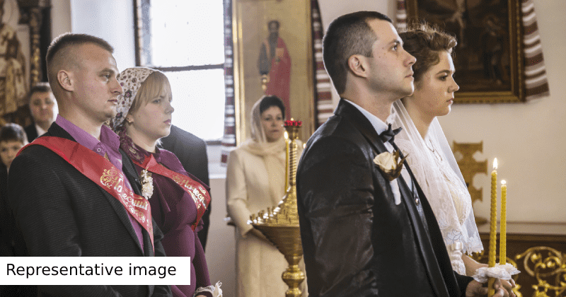 Ukrainian couple rushed to get married as Russian attack started: 'We just wanted to be together'