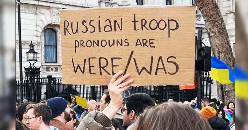 20 powerful acts of resistance that capture the steel and resolve of Ukrainians fighting war